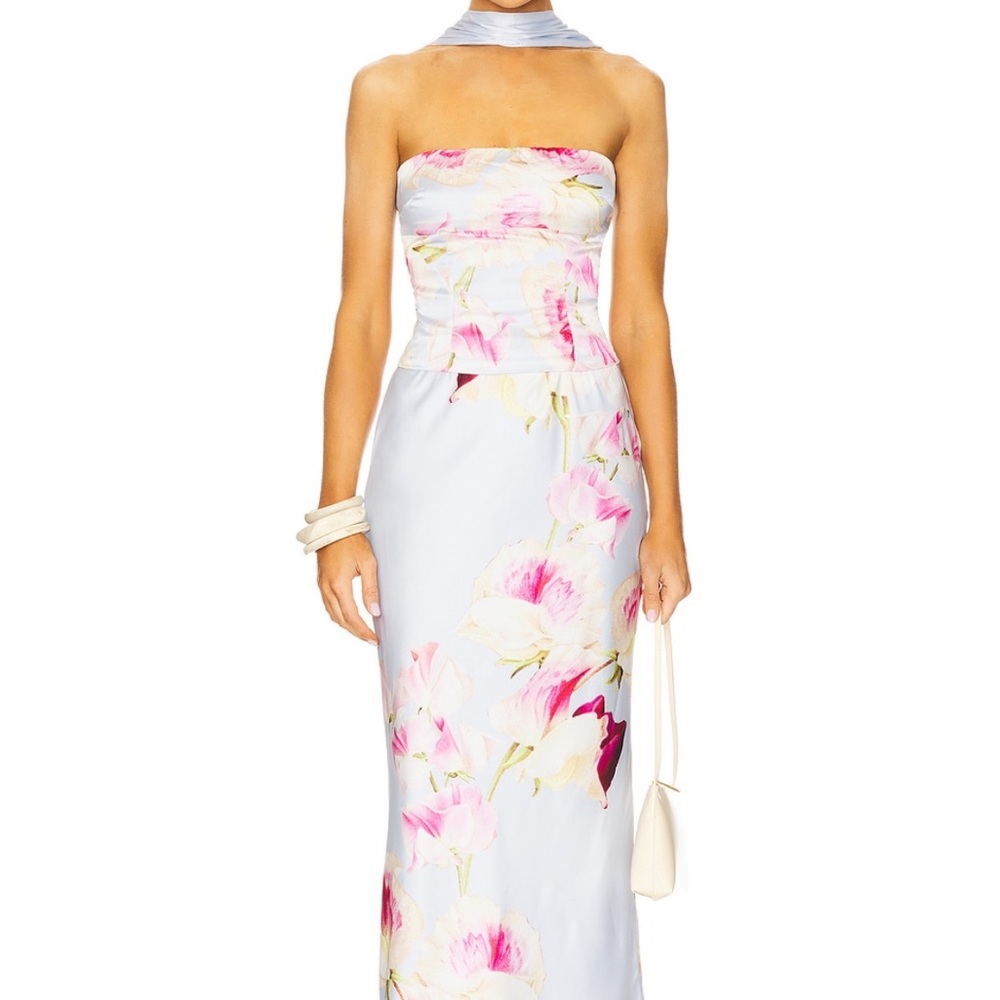 Runaway the Label Strapless Maxi Set Dress (Skirt and Top)